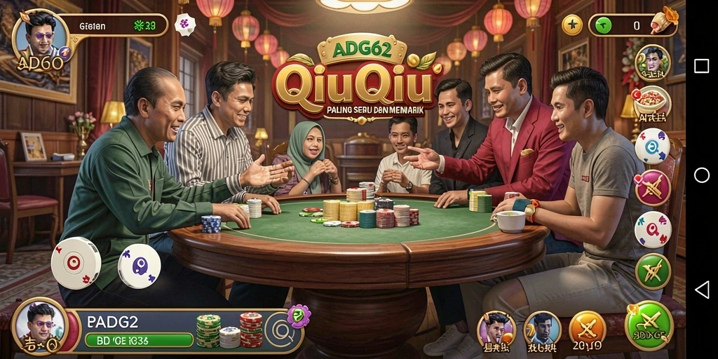 Screenshot gameplay QiuQiu yang menegangkan di ADG62.