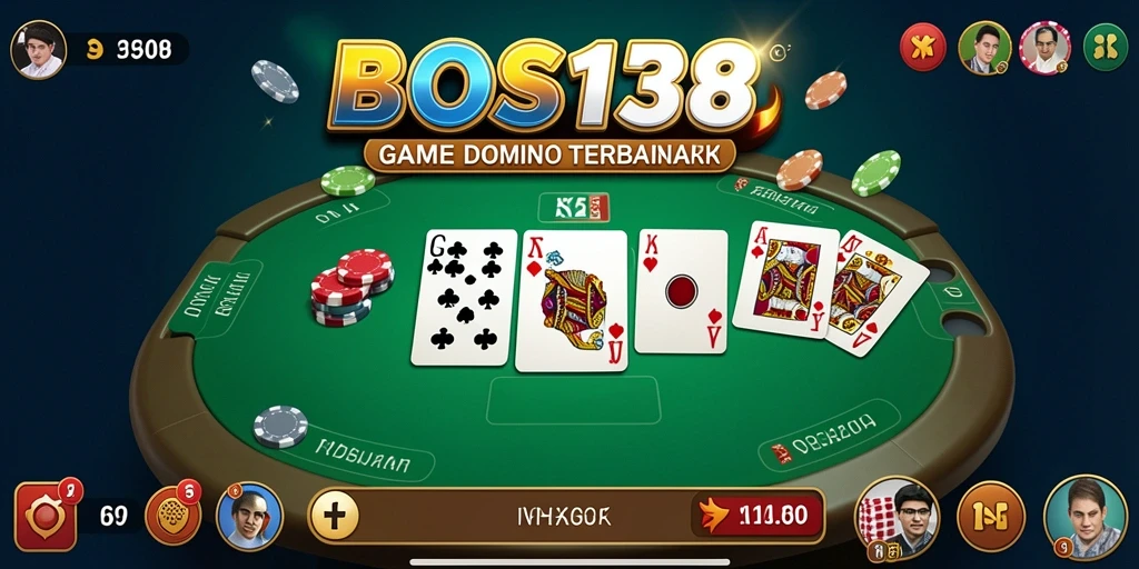 Tampilan gameplay seru dari game Domino BOS138 yang mendebarkan.
