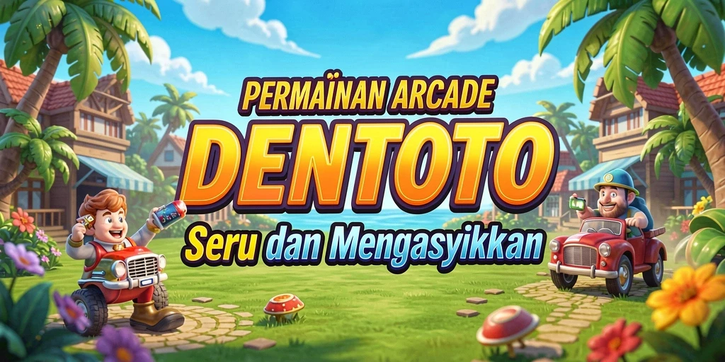Screenshot DENTOTO menunjukkan gameplay Arcade yang seru dan penuh aksi.