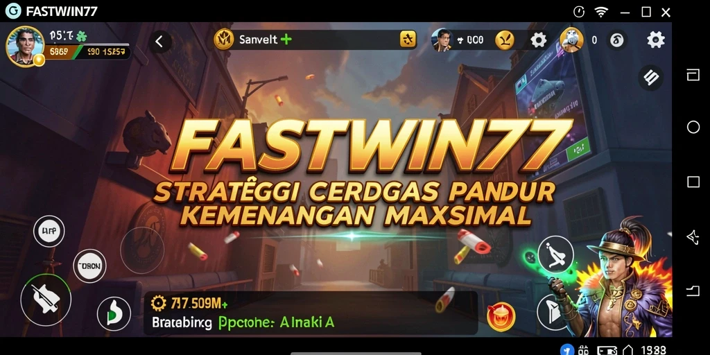 Tangkapan layar gameplay FASTWIN77 dengan aksi strategi yang intens.