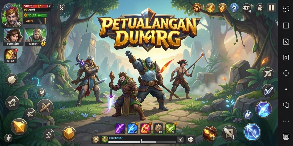 Gameplay RPG yang mendebarkan dengan grafis yang menawan.