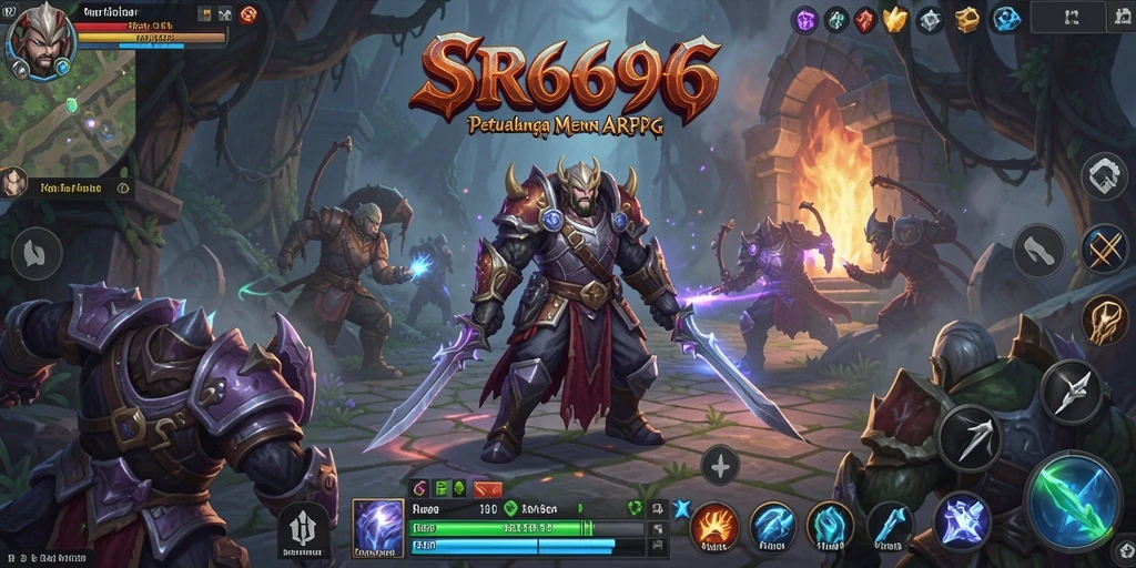 Tampilan gameplay SR6666 yang mendebarkan dalam dunia ARPG.