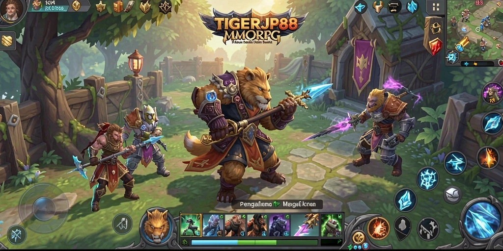 Tampilan gameplay menarik dari TIGERJP88 yang memukau.