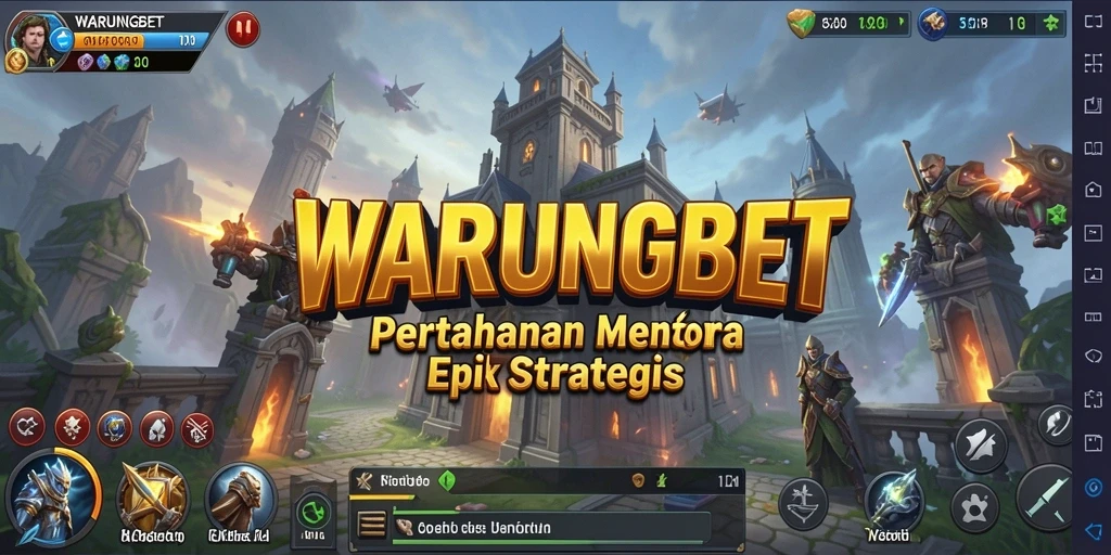 Screenshot gameplay Tower Defense yang menarik dan mendebarkan di WARUNGBET.
