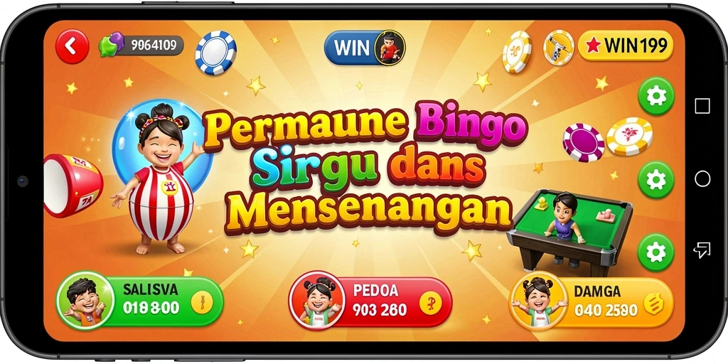 Tampilan gameplay seru di WIN199 dengan angka Bingo.